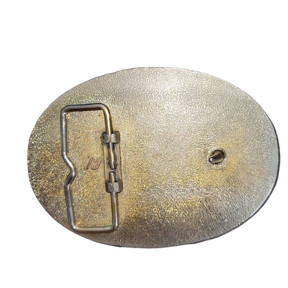 The State of Texas Lone Star Solid Metal Oval Belt Buckle - Picture 4 of 8